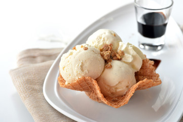Vanilla ice cream