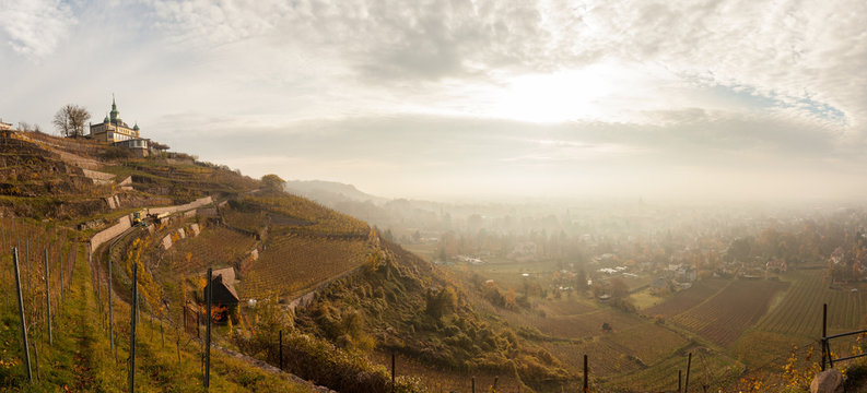 Radebeul in der Morgensonne