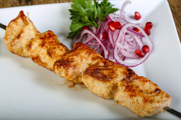 Chicken skewers