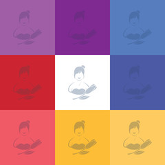 vector icon of International Women's Day