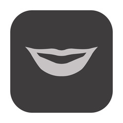 vector icons of modern female lips