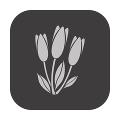 vector icon of flower