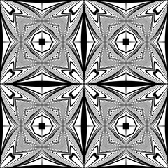 Design seamless monochrome decorative pattern