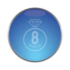 vector icon of International Women's Day