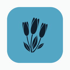vector icon of flower
