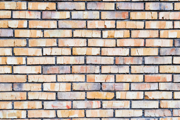 Brick texture with scratches and cracks
