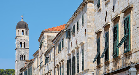 Fototapeta na wymiar Dubrovnik Facades et tour