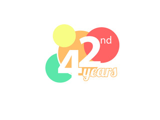 simple birthday and colorful