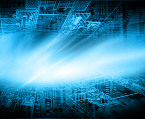 Best Internet Concept of global business.Technological background. Rays  symbols Wi-Fi,  of the Internet, television, mobile and satellite communications