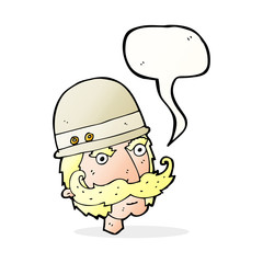 cartoon victorian big game hunter with speech bubble