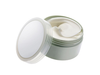 Cosmetic cream isolated on white 