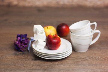 apples and marshmallows