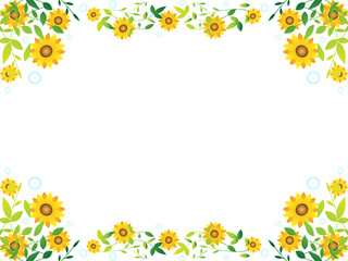 Fototapeta premium ひわまり フレーム