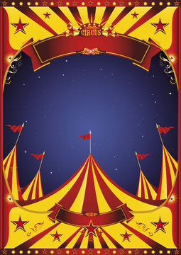 Sky night circus big top
