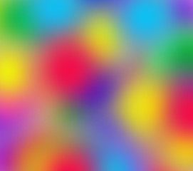 Радужный фон, боке, геометрические фигуры. Психоделический узор. Абстракция.