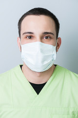 Male dentist portrait