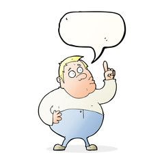 cartoon man asking question with speech bubble