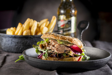 Pulled Porc Burger 