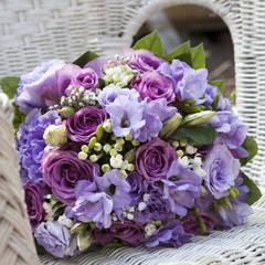 wedding bouquet of fresia