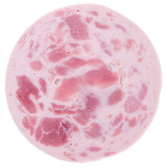 Ham Sausage (isolated on white)
