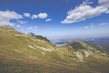 View from Kasprowy Wierch Summit in the Polish Tatra Mountains