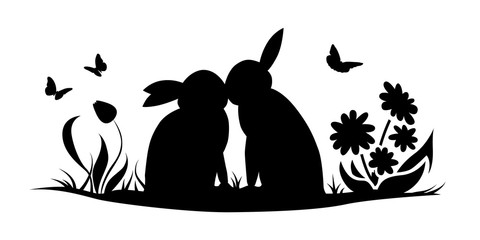 kleine Osterwiese - Schwarz © ii-graphics