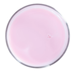 Strawberry Milk isolated on white