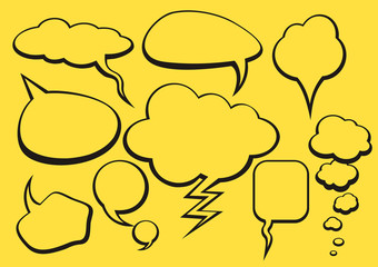 Bubble Talk Collection Sketch Drawing