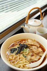 Ramen noodle japanese food