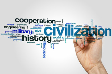 Civilization word cloud