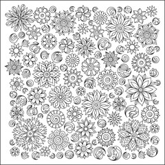 Pattern for coloring book.