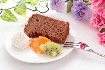手作りチョコシフォン