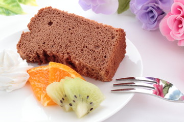 手作りチョコシフォン