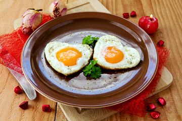 Valentine's Day breakfast.
