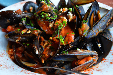 Cozze ricetta greca