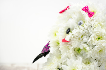 Beautiful arrangement of flowers