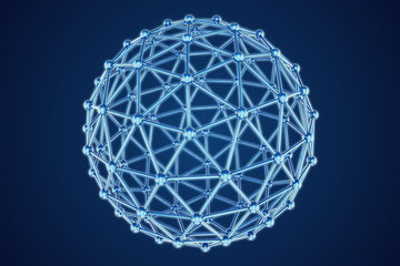 3d model of abstract sphere