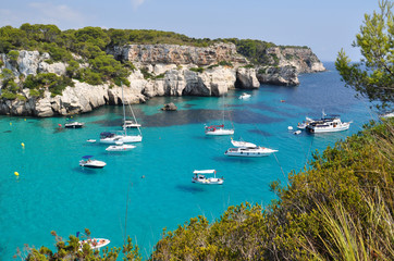 Fototapeta na wymiar Menorca island view