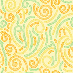 Floral textile wallpaper seamless pattern