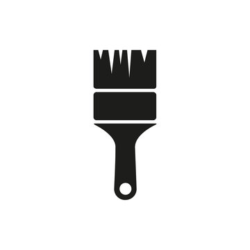 Simple hand saw isolated symbol. Tools carpenter, repairmen. Sawing. Black icon on white background, minimal design.