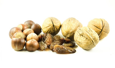 Walnut, grape,nuts