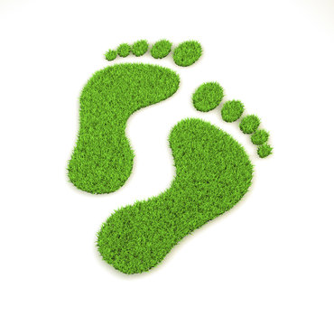 Carbon footprint concept