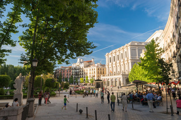 "Oriente" square (Madrid. Spain)