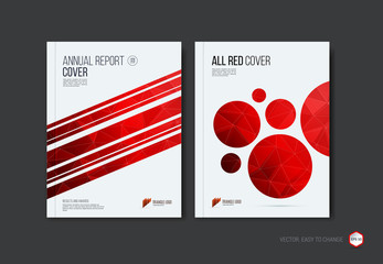 Set of abstract layout brochure, cover annual report template, m