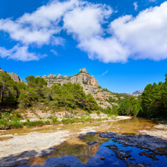 Fototapeta na wymiar Beceite river Ulldemo in Teruel Spain