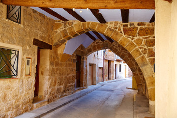 Beceite village in Teruel Spain in Matarrana