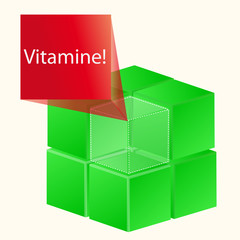 Würfel - Vitamine