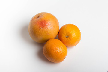 Grapefruit and oranges