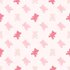 Vector seamless pattern for babies - wallpaper - background