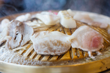 Grilled pork